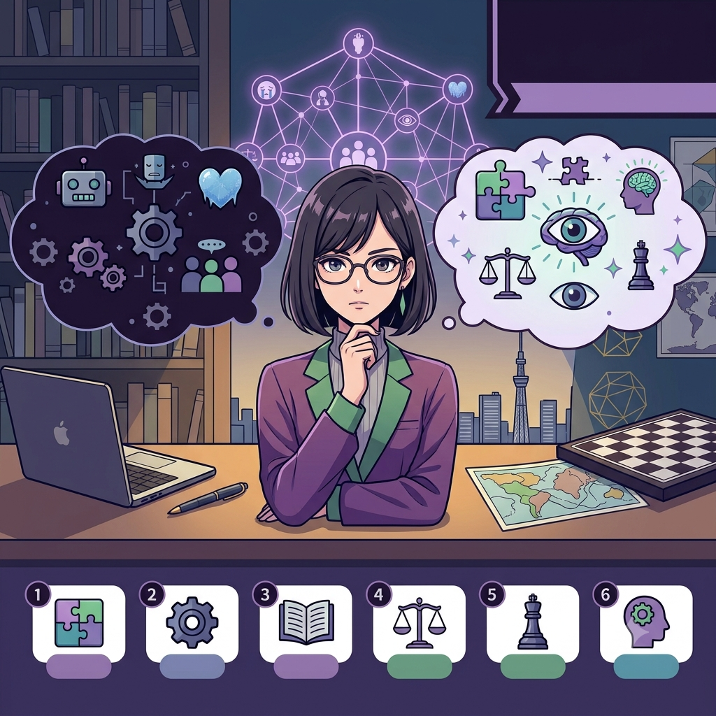 「冷たい人って本当?」──MBTI“INTJ(建築家)”が誤解されがちな6つの偏見とその真実