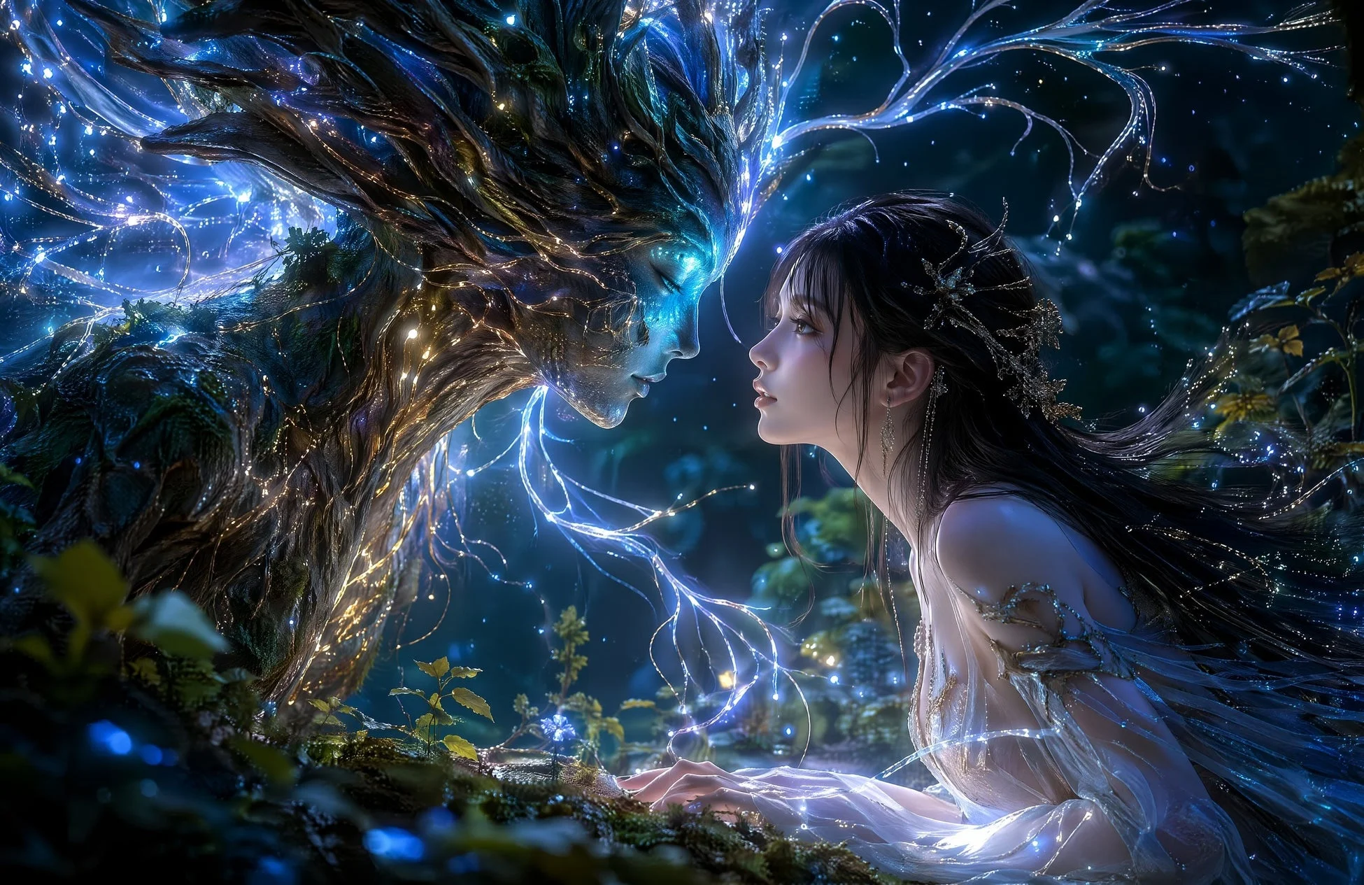 神秘的なデジタルアート