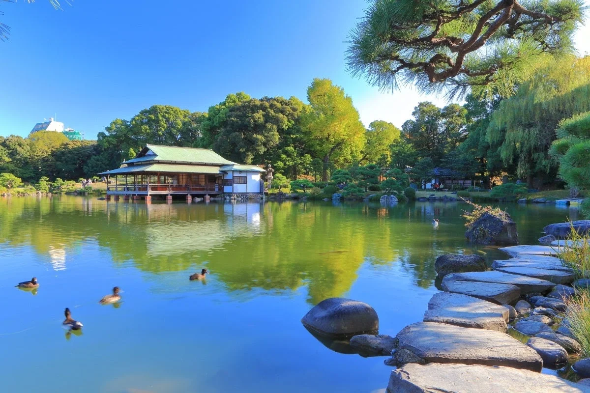 清澄庭園の美しい風景