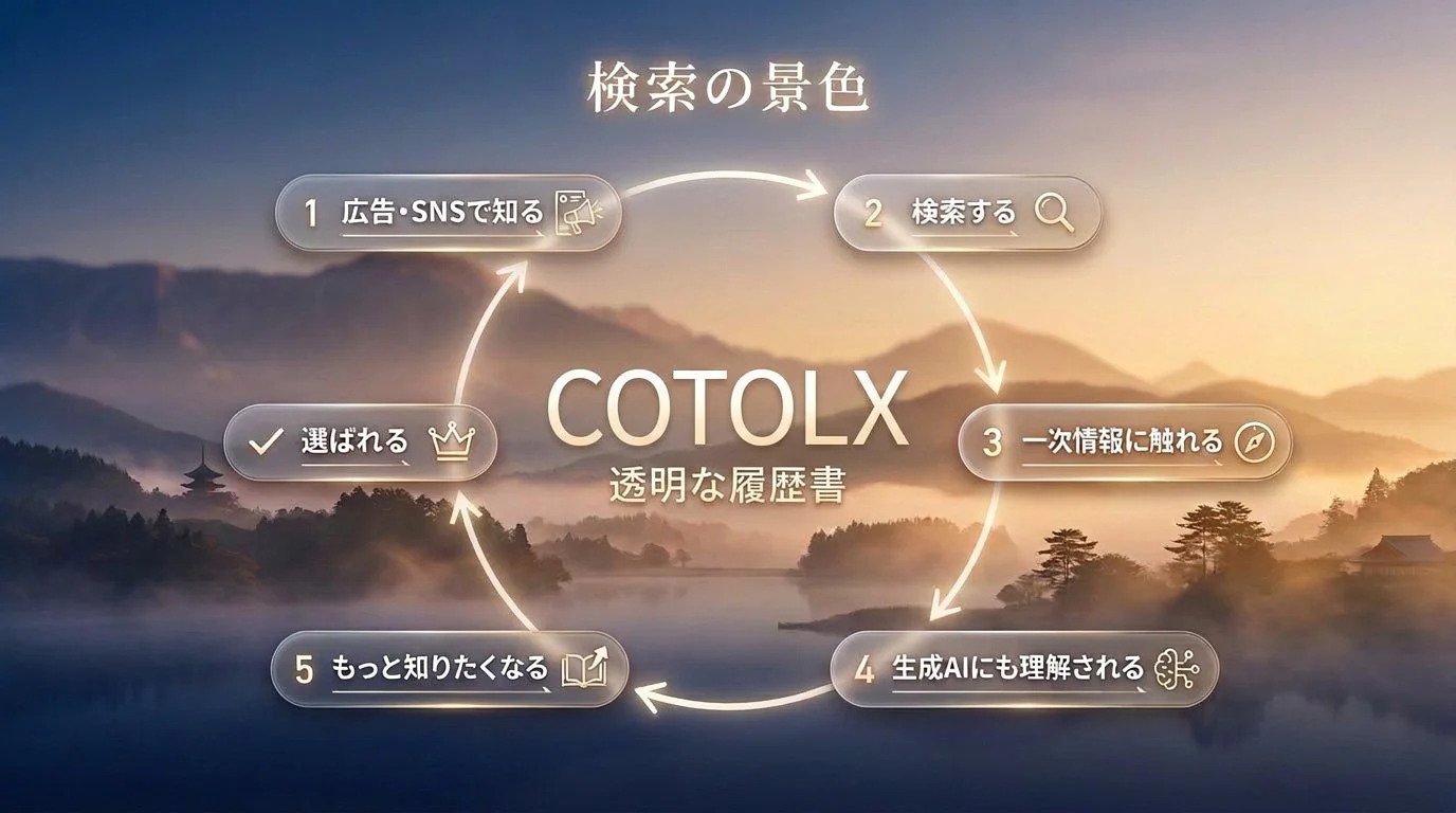 検索の景色 COTOLX 透明な履歴書